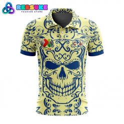 LIGA MX Club America Dia De Muertos Customized Polo Shirt