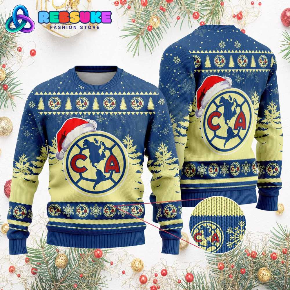 LIGA MX Club America Special Christmas Ugly Sweater