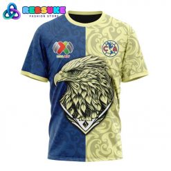 LIGA MX Club America Special Design With Team Signature Shirt