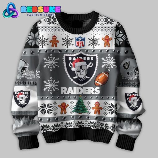 Las Vegas Raiders NFL 2024 Ugly Christmas Sweater