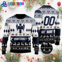 Liga MX CF Monterrey 2024 Customized Ugly Christmas Sweater