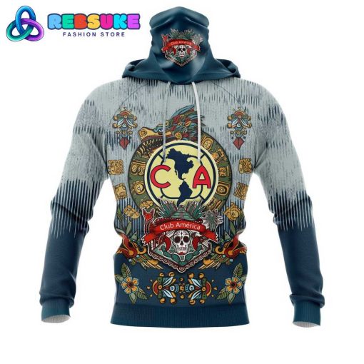 Liga MX Club America Skull Concepts Personalized Hoodie