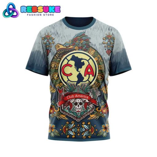 Liga MX Club America Skull Concepts Personalized Shirt