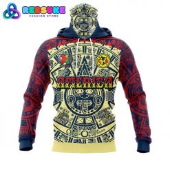 Liga MX Club America With Aztec Sun Symbol Hoodie