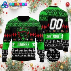 Liga MX FC Juarez 2024 Customized Ugly Christmas Sweater