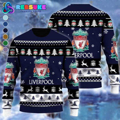 Liverpool EPL Soccer Team 2024 Ugly Christmas Sweater