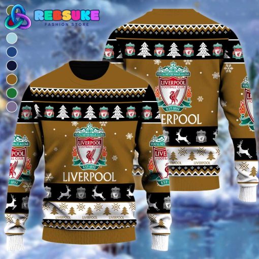 Liverpool EPL Soccer Team 2024 Ugly Christmas Sweater