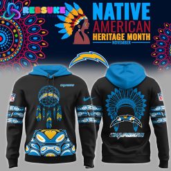 Los Angeles Chargers NFL Native American Heritage 2024 Hoodie