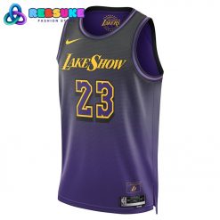 Los Angeles Lakers Nike City Edition 2024/25 Player Basketball Jersey