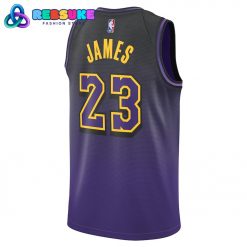 Los Angeles Lakers Nike City Edition 202425 Player Basketball Jersey