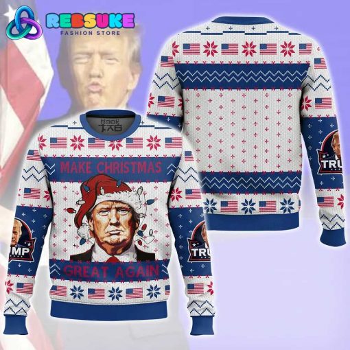 Make Christmas Great Again Trump Ugly Sweater