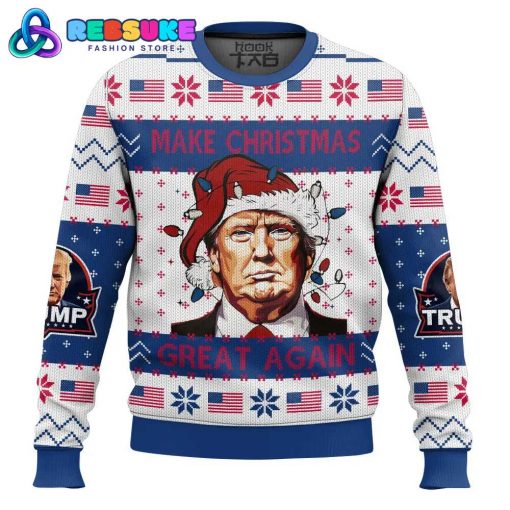 Make Christmas Great Again Trump Ugly Sweater