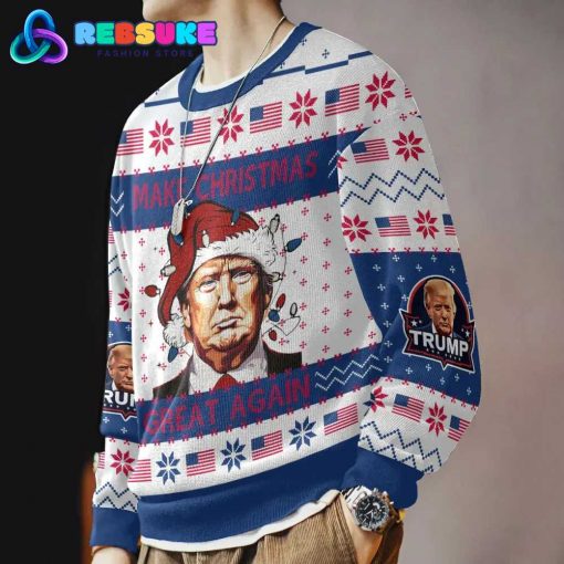 Make Christmas Great Again Trump Ugly Sweater