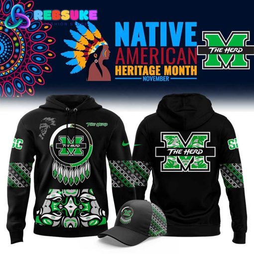 Marshall Thundering Herd Native Heritage Hoodie, Cap Celebrate November