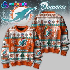 Miami Dolphins NFL 2024 Ugly Christmas Sweater