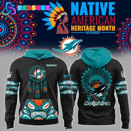 Miami Dolphins NFL Native American Heritage 2024 Hoodie