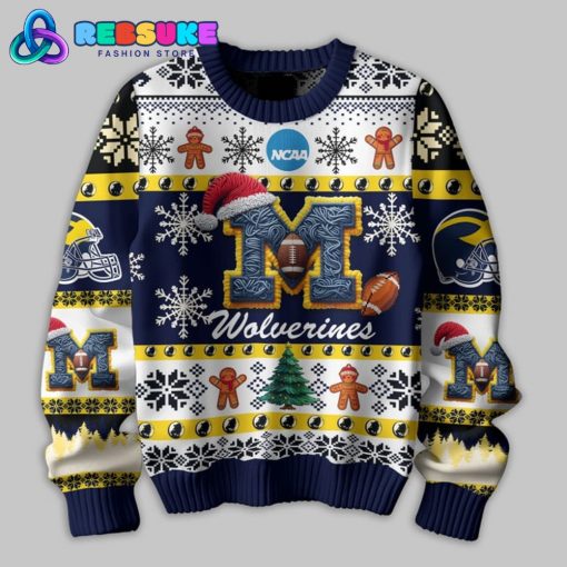 Michigan Wolverines NCAA 2024 Ugly Christmas Sweater