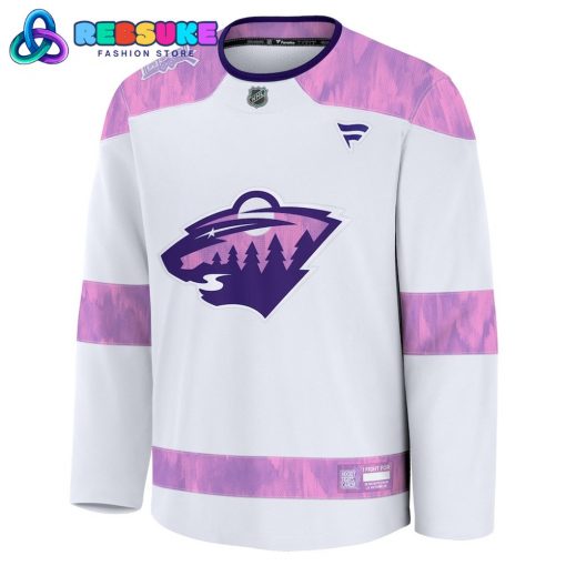 Minnesota Wild 2024 Hockey Fights Cancer Jersey