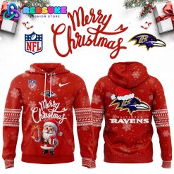 NFL Baltimore Ravens Merry Christmas Premium Hoodie