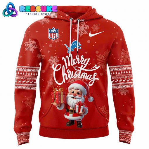 NFL Detroit Lions Merry Christmas Premium Hoodie