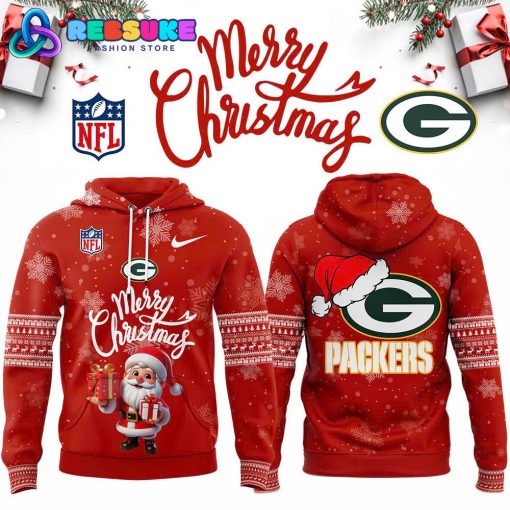 NFL Green Bay Packers Merry Christmas Premium Hoodie