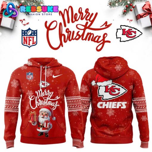 NFL Kansas City Chiefs Merry Christmas Premium Hoodie