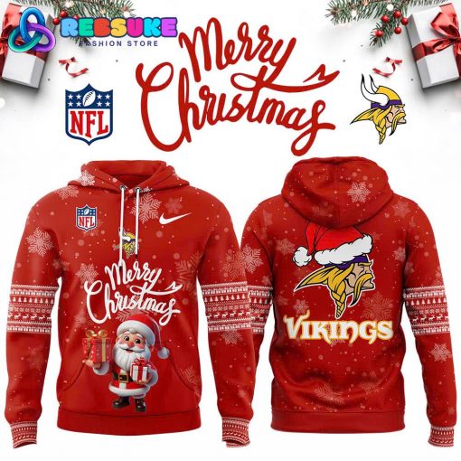 NFL Minnesota Vikings Merry Christmas Premium Hoodie