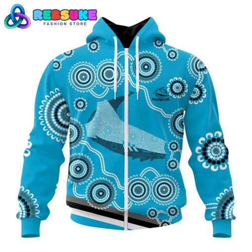 NRL Cronulla-Sutherland Sharks Special Indigenous 2024 Hoodie