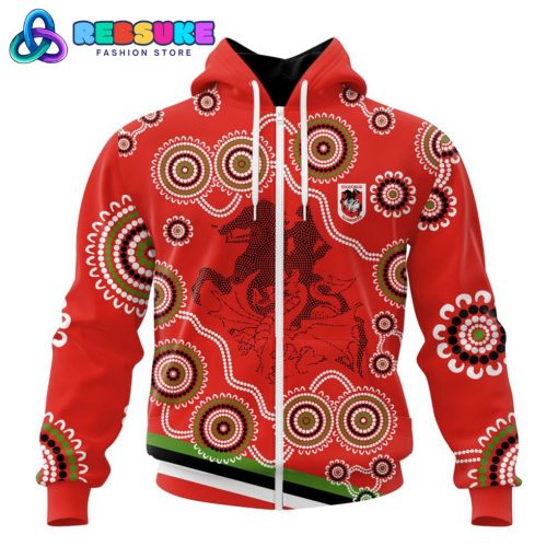 NRL St. George Illawarra Dragons Special Indigenous 2024 Hoodie