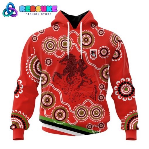 NRL St. George Illawarra Dragons Special Indigenous 2024 Hoodie