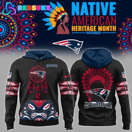 New England Patriots NFL Native American Heritage 2024 Hoodie