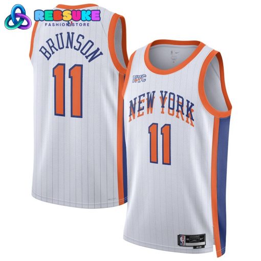 New York Knicks Nike City Edition 2024/25 Player Basketball Jersey