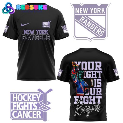 New York Rangers Your Fight Is Our Fight Black Shirt