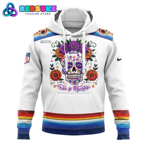 Nike Dia De Los Muertos Baltimore Ravens 2024 Combo Pullover Hoodie