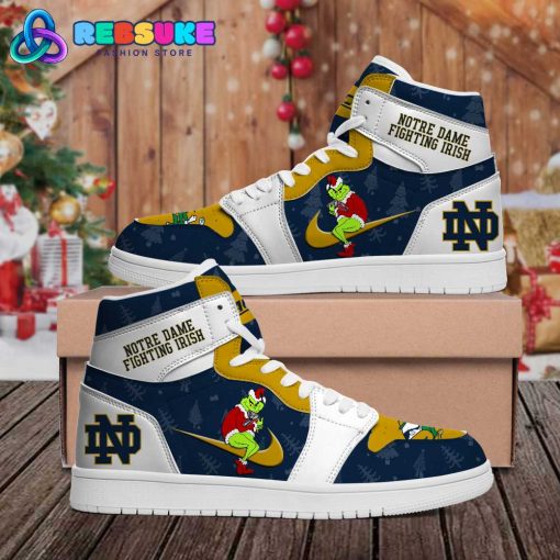 Notre Dame Fighting Irish x Grinch Christmas 2024 Nike Air Jordan 1