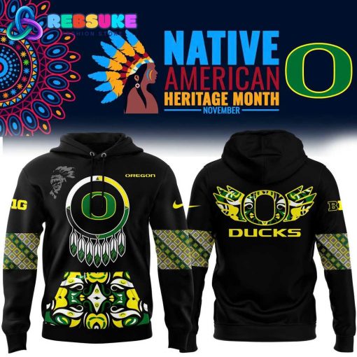 Oregon Ducks Native Heritage Hoodie Celebrate November