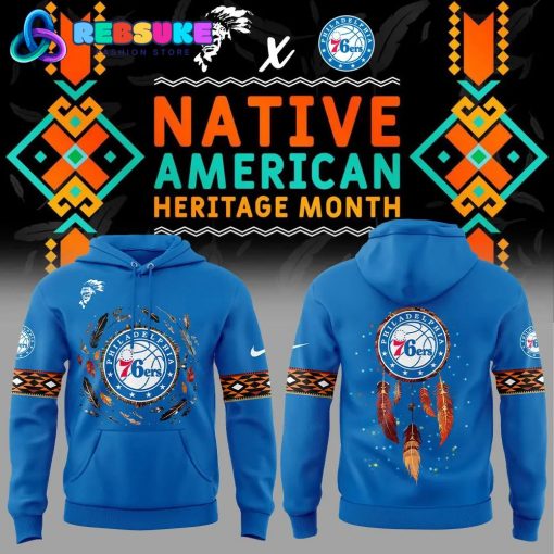 Philadelphia 76ers Native American Heritage Month Nike Hoodie Set