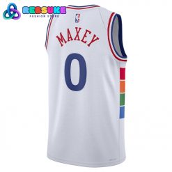 Philadelphia 76ers Nike City Edition 202425 Player Basketball Jersey