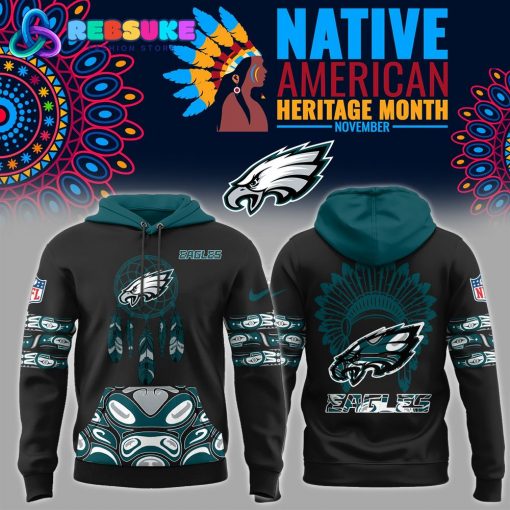 Philadelphia Eagles NFL Native American Heritage 2024 Hoodie