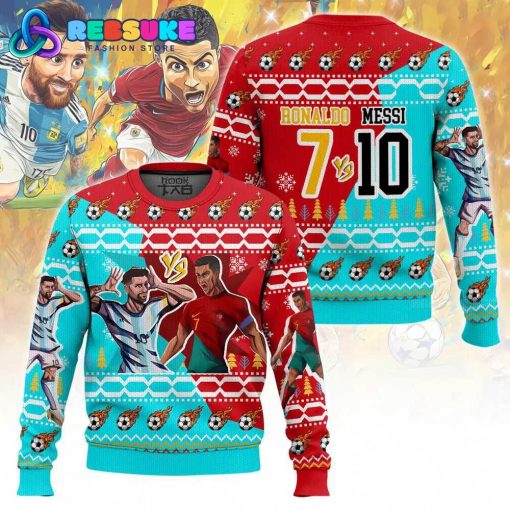 Ronaldo vs Messi Ugly Sweater