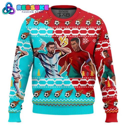 Ronaldo vs Messi Ugly Sweater