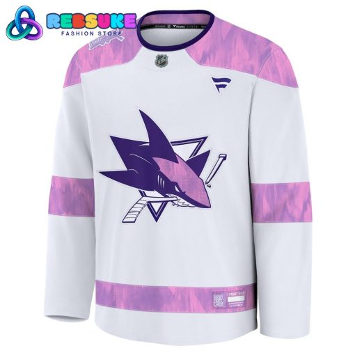 San Jose Sharks 2024 Hockey Fights Cancer Jersey