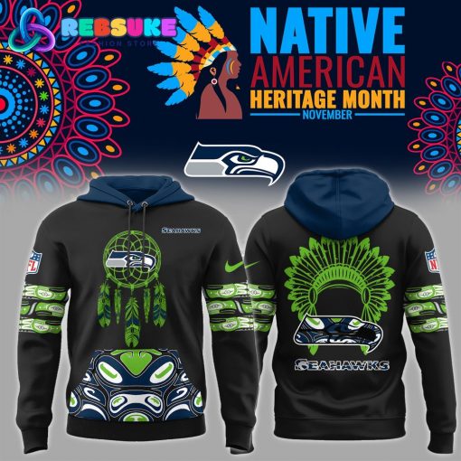 Seattle Seahawks NFL Native American Heritage 2024 Hoodie