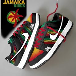 Bob Marley “Jamaica Vibes” Nike SB Dunk Shoes