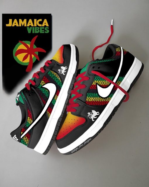 Bob Marley “Jamaica Vibes” Nike SB Dunk Shoes