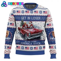 Trump We Are Taking America Back Christmas Ugly Sweater