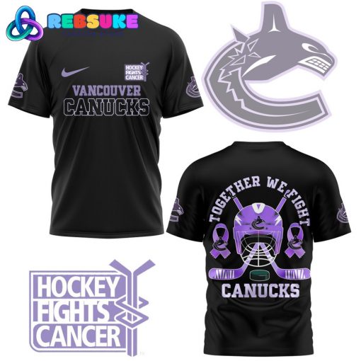 Vancouver Canucks Together We Fight Black Shirt