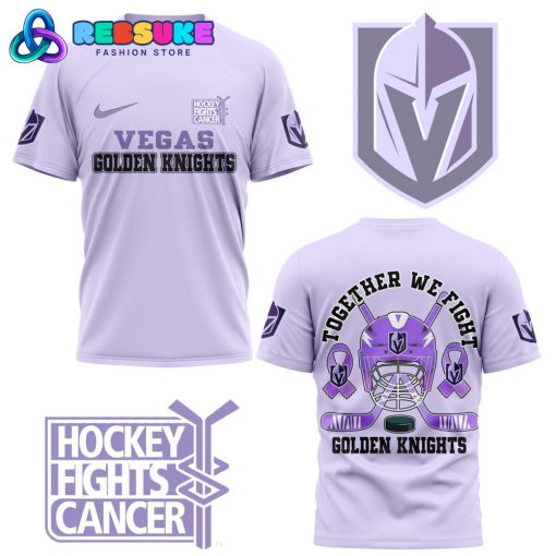 Vegas Golden Knights Together We Fight Purple Shirt