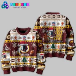 Washington Commanders NFL 2024 Ugly Christmas Sweater