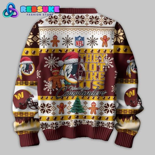 Washington Commanders NFL 2024 Ugly Christmas Sweater